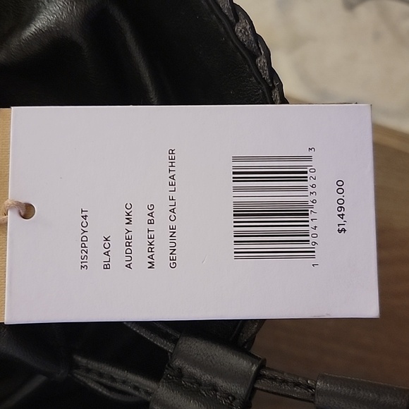 MICHAEL KORS COLLECTION Audrey Woven Leather Market Bag - Picture 10 of 10